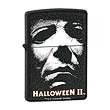 Halloween II Movie Mask Black Crackle Zippo Lighter
